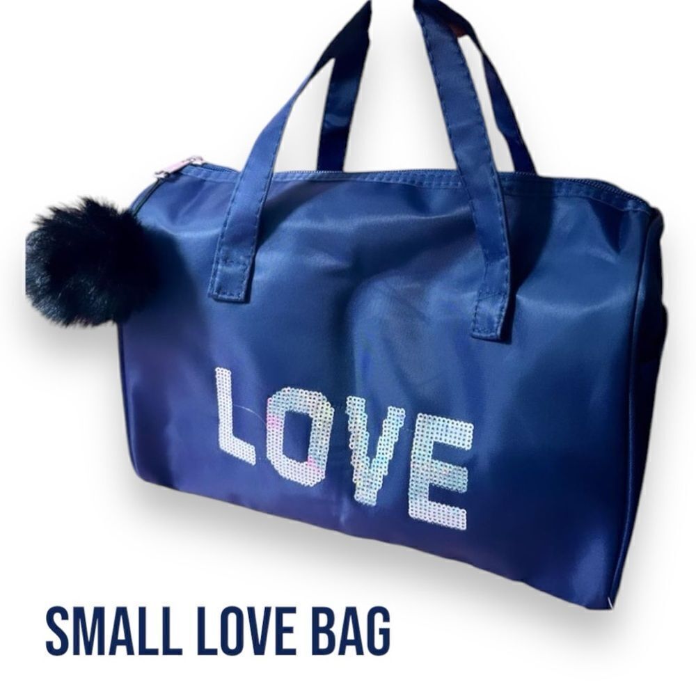 LOVE BAG Love Sequins Embroidery Crossbody Small Bag